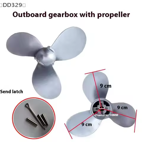 〔DD329〕NEW 1 Set Universal Propeller Four Stroke Gasoline Outboard Engine Gearbox Booster Modificati