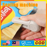 Mesin Penutup Beg Mini Boleh Cas USB | Portable Heat Sealer untuk Makanan & Snek, Handheld Plastic B