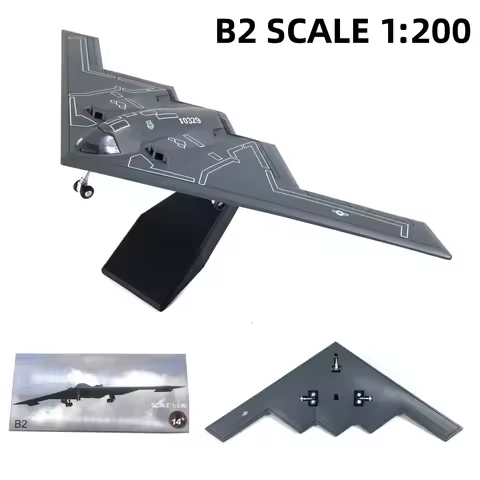 1/200 Scale Metal Scale Aircraft US B2 B-2 Spirit Stealth and Strategic Bomber Diecast Airplane Coll