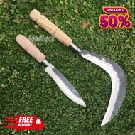 Promo Isi 3-Paket pisau daging cacah super tajam-Arit baja super kualitas-Pisau sembelih cap simok-p