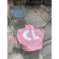 Pink cdl zipper hoodie