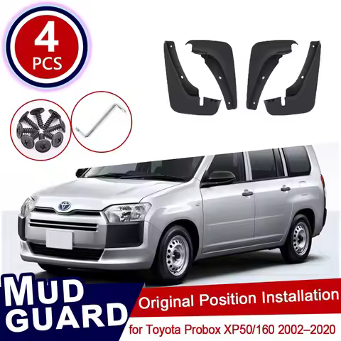 4x Mud Flaps for Toyota Probox XP50 160 Van DX 2002~2020 Car Accessories Front Rear Wheel Mudguard S