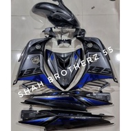 COVERSET LC 135 V4/V5/V6/V7 GREY BIRU CHROME 3D SE CUSTOM🔥❗
