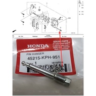 Front brake pad bolt pin crf150, cb, cbr Pin Hanger Part Code: 45215KPH951