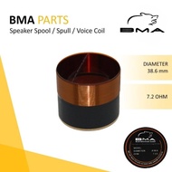 BMA KSV 38.6 Speaker Spool Voice Coil Spool 38.6 mm 7.2 Ohm Spool/ 38.6mm 7.2Ohm