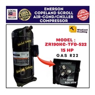 Emerson Copeland Scroll AirCond/Chiller Compressor 15HP (R22 Gas) Model : ZR190KC-TFD-522