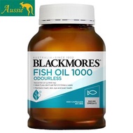 澳洲Blackmores無腥味魚油丸Odourless Fish Oil 1000mg深海魚肝油 (400粒裝澳洲代購) 心臟腦部關節眼睛健康