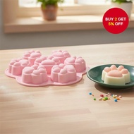 7-Piece Cat Paw Dog Paw Silicone Mold for Cakes Candles Plaster Jelly Dessert Resin Molds
