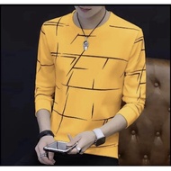 Hot Sale Shocking Sale Long Sleeves MenS T-shirt Casual Shirt Ready Stock