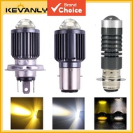 Motorcycle Headlight Bulb LED Lamp P15D H6M H4 BA20D Hi/Lo Beam Condensing Mentol Lampu Hadapan Moto
