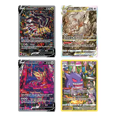 Pokemon Anime Canvas Painting Sword & Shield Evolutions V Vmax Poster and Print Watercolor Wall Art 