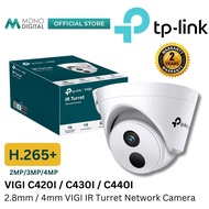 TP-LINK VIGI C420I (2MP) / VIGI C430I (3MP) / VIGI C440I (4MP) 2.8MM / 4MM IR TURRET NETWORK CAMERA 