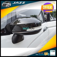 Honda Jazz Fit GK GK5 T5A 3rd Side Mirror Carbon Cover 2014 - 2026 Jazz GK Vacc Auto Car Accessories