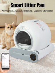 New Big Capacity Washable Bucket Storage Smart Cat Lover Gift And Cat Mom Love Litter Box, Remote Co