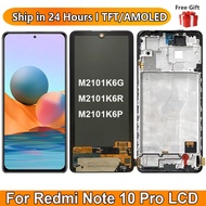 AN 6.67inch AMOLED For Xiaomi Redmi Note 10 Pro LCD Display with Frame