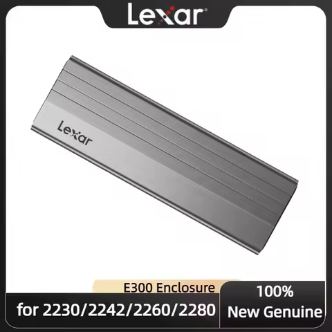 Original Lexar E300 M.2 SSD Enclosure USB 3.2 Gen 2 Type C Mobile External Hard Disk Case for 2230 /