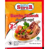 BEEF BROTH MEATBALL SAUCE SEASONING 10 gr BEEF POWDER CAP BAKSO SUPER HALAL WHOLESALE 100% ORIGINAL