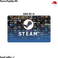 SGD 5 - SGD 10 Steam Wallet Code (SG) - Top Up Top-up Gift Card - Digital Code - (within 12 hours)