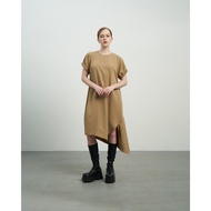 EUNICE beige straight dress STITCHED BY CQ