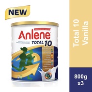 ANLENE Total 10 High Calcium & Collagen Adult Milk Powder Susu Tepung 奶粉 (800g x 3)