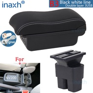 For Nissan NV200 Armrest box Retrofit parts Interior details Car Armrest Storage box Car Accessories