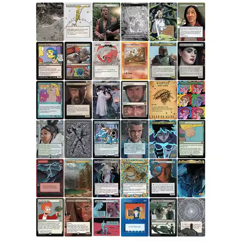 Random 1pc Magical Proxy Cards BL Standard Blind Box Board Games foil and non-foil TCG Playing Cards