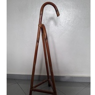 （Ready Stock）New Rotan /Walking Stick /Rattan /Tongkat Tiga Kaki 拐杖