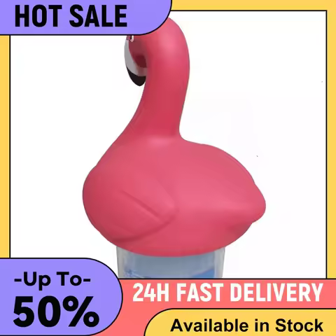 Flamingo Chlorine Floater PVC Inflatable Flamingo Floater Flamingo Floating Chlorinator for Purify S