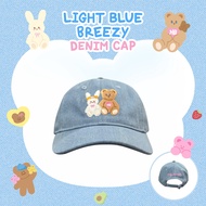 Breezy Denim Cap : Light Blue l Hej Bonnie Official