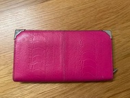 Alexander Wang  hot pink長銀包