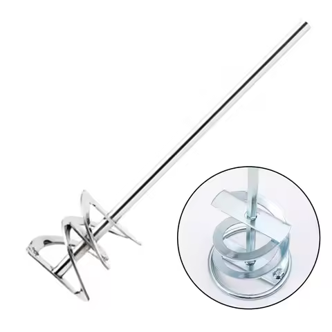 1pcs Efficient Paint Metal Mixing Paddle Cement Mixer With Drill Bits 316L Stainless Steel Power Ble