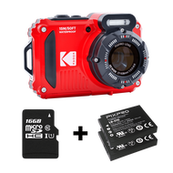 Kodak PIXPRO WPZ2 กล้องกันน้ำ 16MP ถ่ายใต้น้ำได้ระดับ 15M ประกันศูนย์ กล้องกันน้ำ  [Bundle Set]