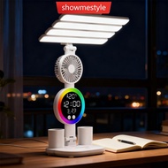 SMS Multifunctional Touch Control LED Desk Lamp Dimmable Reading Light Plug-in/Rechargable Night Lig