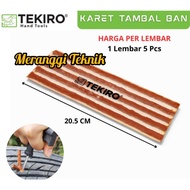 Id6676 PRICE 1 SHEET Tekiro tubeless tire patch contents