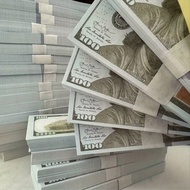 100PCS 15.6*6cm Dollar Prop Paper Money Bills Large Size,100PCS 11.5*4.8cm Small Size Copy $ 100 Pro