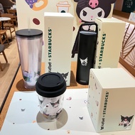 Free Gift Bag Coaster Starbucks Cup, Sanrio Kuromi Cup. Vacuum-insulated glass/plastic/stainless ste