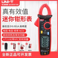 Unique Clamp Meter UT210E Mini Digital Clamp Multimeter AC DC Ammeter Clamp Meter Pocket Meter MFXR