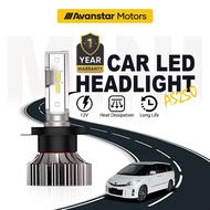 【TOYOTA】Estima *1 YEAR WARRANTY* 2PCS LED Front Headlight Foglight H4 H8/H11 HB3 9005 Hi/Lo Beam