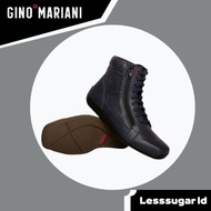 Gino MARIANI Shoes Original Navy Leather Boots Model Elario 10