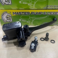 HONDA WAVE 125 125S 125X 100R CLICK  MASTER BRAKE PUMP BRAKE WITH LEVER SET PUMP BRAKE ATAS SET INCLUDE BRAKE SWITCH