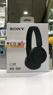Sony WH-CH520 頭戴式無線耳機 香港行貨 一年保養