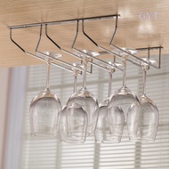 GYT Stainless Steel Wine Rack Glass Holder Stand Hanging Bar Hanger Shelf Kitchen Restaurant Storage