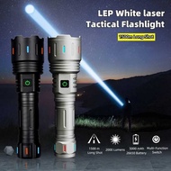 2000 Meters Super Bright White Laser Light LEP USB Rechargeable Torch 26650 Battery Outdoor Camping 
