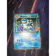 Pokemon blastoise 25th card
