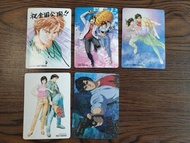 城市獵人 City Hunter 電影特典 閃卡 咭 共5張