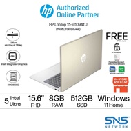 HP Komputer Riba Laptop 15-fd1092TU(Blue)/15-fd1094TU (Silver)/15-fd1105TU(Gold) 15.6'' FHD (Intel® 