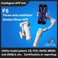 F5Ai 3-Axis Smartphone Gimbal Stabilizer with Fill Light Anti-shake Handheld Gimbal for Phone Vlog V