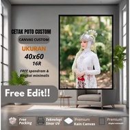 16R canvas photo printing (40x60cm) Minimalist quality canvas photo print Frame