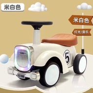 Children Retro Car Baby Can Sit Four-Wheeled Scooter Anti-Rollover Silent Wheel Toy 1-4 Years Old Wa