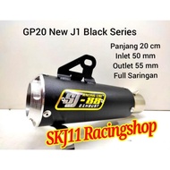 Slincer Silincer Knalpot Sj88 Racing Gp20 New J1 Black Series Panjang